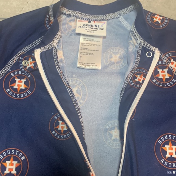 MLB - GENUINE MERCHANDISE - Houston Astros - Pajamas - Baseball - 2T - Picture 9 of 16